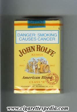 John Rolfe (Kings American Blend) KS-20-S - South Africa - Cigarettes Pedia