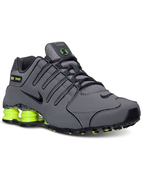 Nike Men'S Shox Nz Eu Running Sneakers From Finish Line in Gray for Men ...