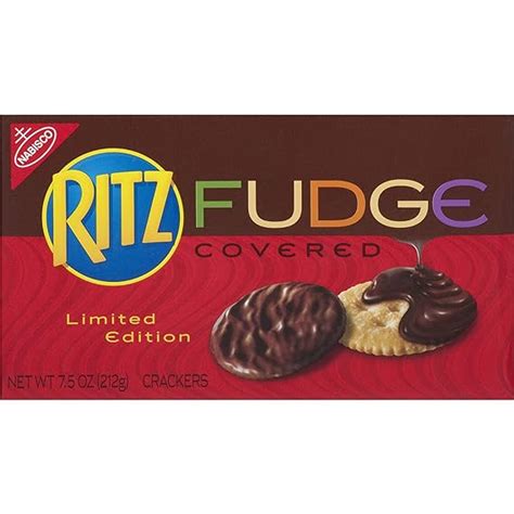 Ritz Fudge Chocolate Covered Crackers Limited Edition 7.5 Oz 212G ...