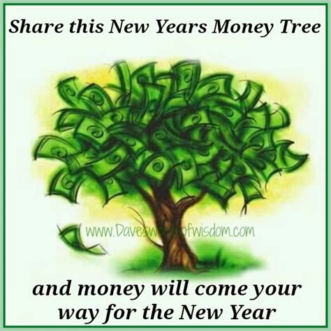 Daveswordsofwisdom.com: The New Year Money Tree