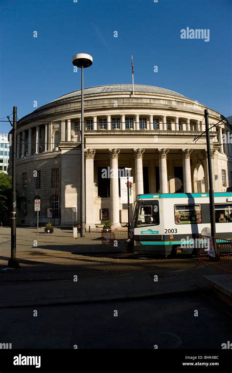 Central Reference Library in St Peter's Square Manchester Stock Photo ...