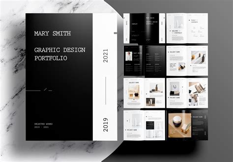 Free Graphic Design Portfolio Layout InDesign Template