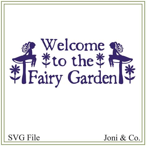 Fairy Garden SVG File Fairy SVG Glass Block SVG Vinyl | Etsy