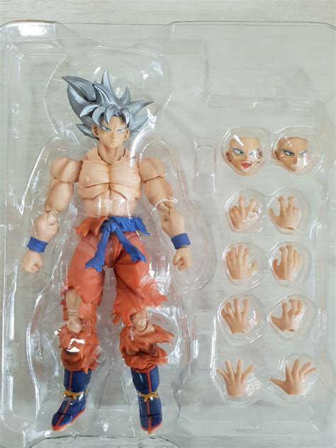 Custom Mastered Ultra Instinct Goku Dragonball SH Figuarts, Toys & Games, Bricks & Figurines on ...