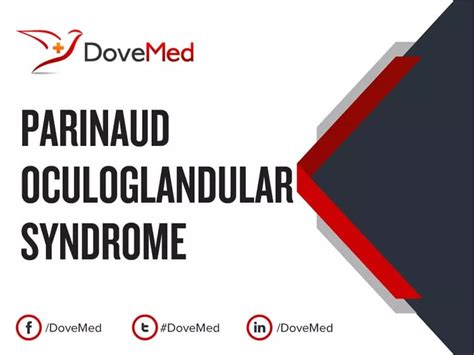 Parinaud Oculoglandular Syndrome - DoveMed