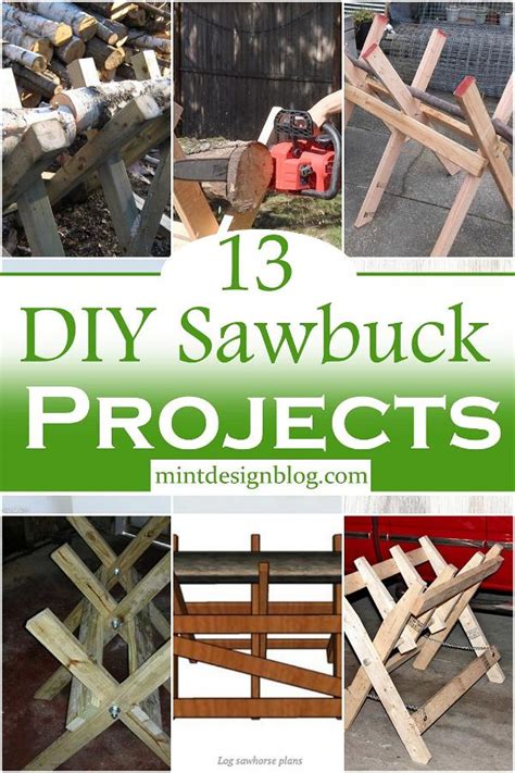 13 Free DIY Sawbuck Plans To Build You Own - Mint Design Blog