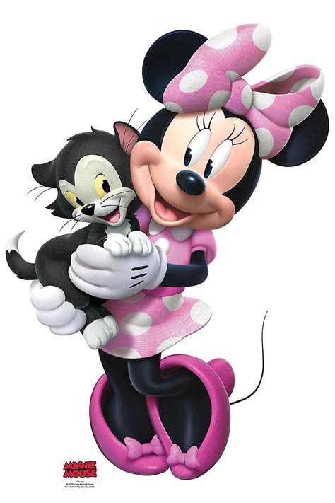 Minnie Mouse med Figaro katten Officielle Disney Pap Cutout / Standee ...