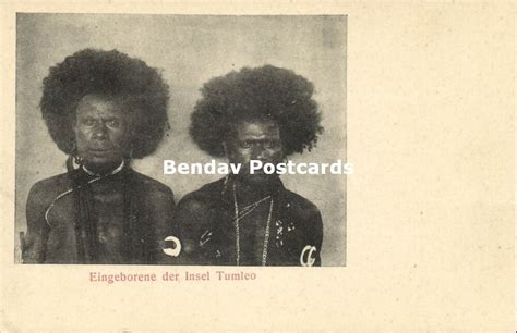 german new guinea Native Papua Males of the Island of Tumleo 1910s ...