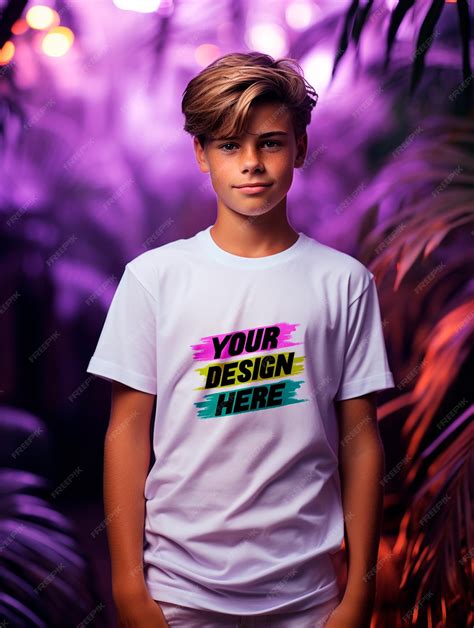 Premium PSD | White tshirt mockup psd