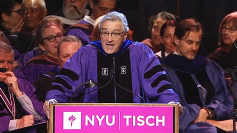 Robert De Niro NYU commencement speech: 'You're f--ked'