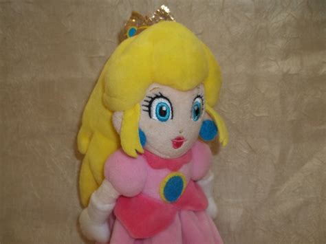 Super Mario Bros Plush Princess Peach 10" Pink Stuffed Nintendo ...