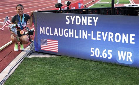 Sydney McLaughlin-Levrone lowers 400 hurdles world record again for ...