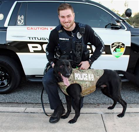 Titusville Police K9 Chase Receives Donation of Bullet and Stab ...