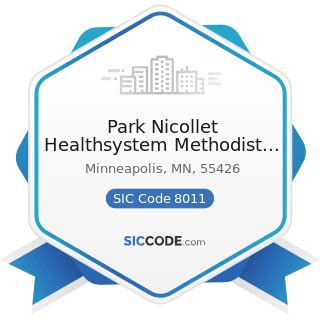 Park Nicollet Healthsystem Methodist... - ZIP 55426