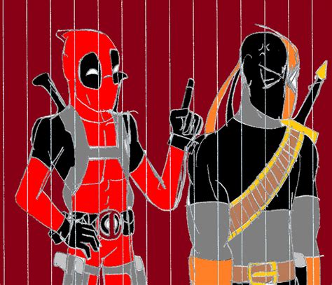 Deadpool vs Deathstroke by werewolf90x on deviantART