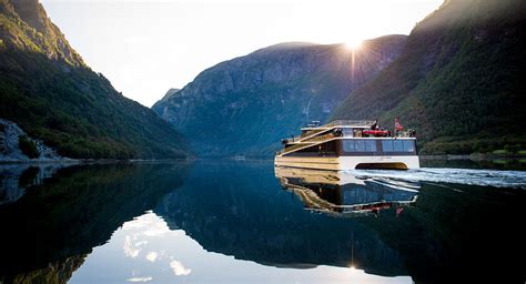 Fjord cruise Nærøyfjord | Fjord, World heritage sites, Aurland