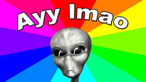 What does ayy lmao mean? The meaning and origin of the ayyy lmao alien memes - YouTube