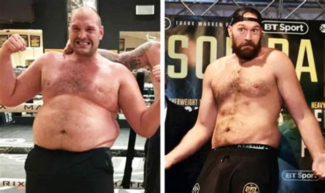 Tyson Fury weight loss: How much weight has Fury lost ahead of Deontay ...