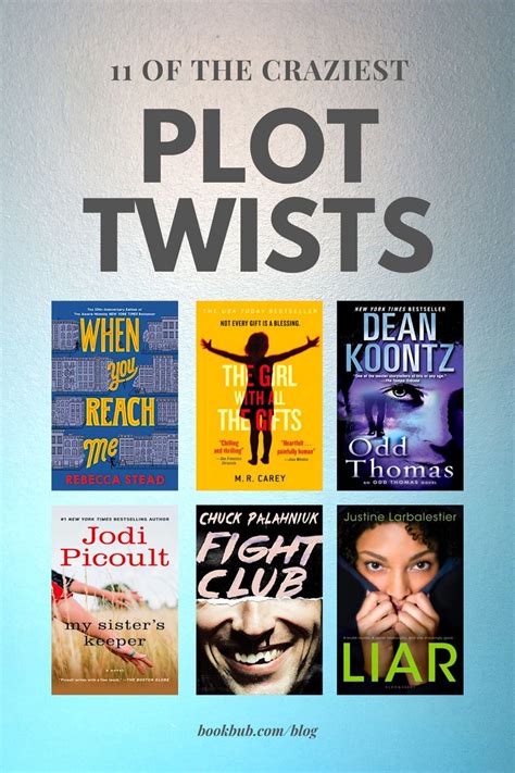 11 Crazy Plot Twists We Never Saw Coming | Plot twist, Thriller books, Mystery books