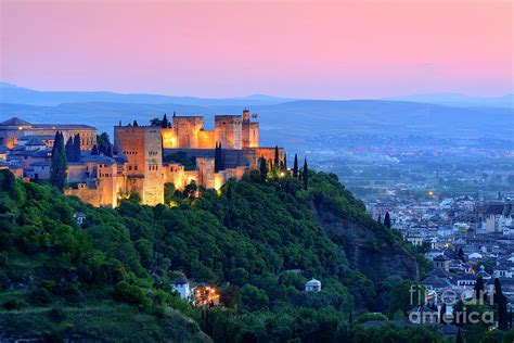 The Alhambra Palace at night. Spain Photograph by Guido Montanes Castillo - Fine Art America