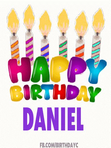 Happy Birthday DANIEL gif | Birthday Greeting | birthday.kim