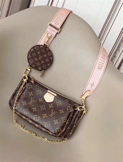 Louis Vuitton Multi Pochette Cream Bag | semashow.com