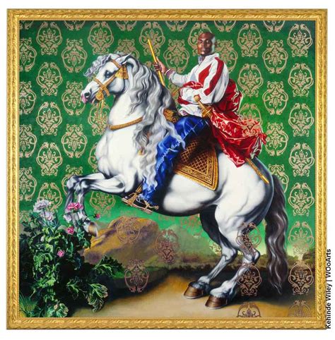 Kehinde Wiley Gallery | 43 Oil Portrait Oil Paintings - American Artist