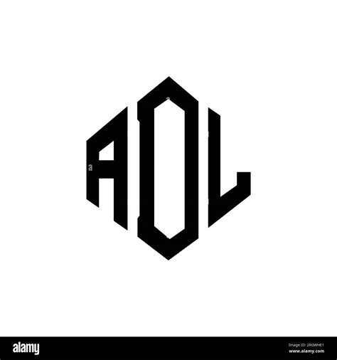 ADL letter logo design with polygon shape. ADL polygon and cube shape ...