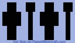 all black Minecraft Skin