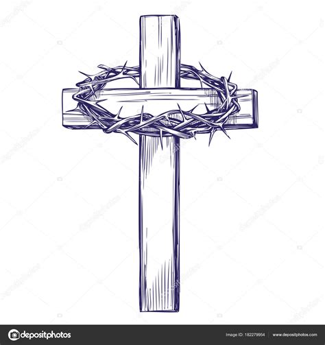 Wooden Cross Drawing at GetDrawings | Free download