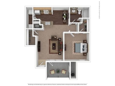 Apartments Montgomery AL | Central Park Apartments | Floor Plans