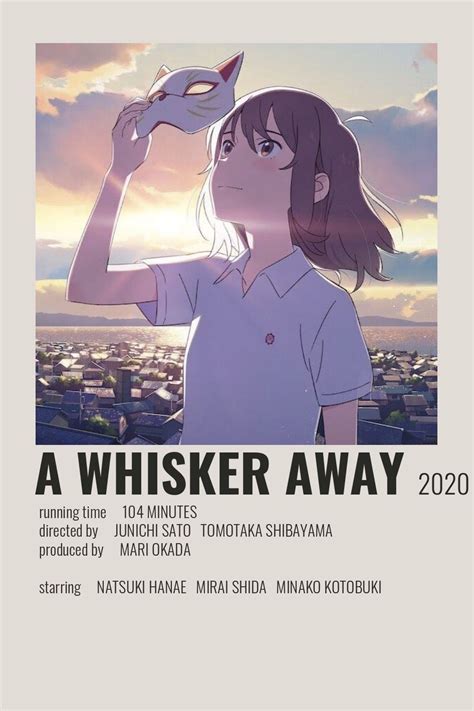 A Whisker Away Poster by Cindy | Anime films, Anime canvas, Anime titles