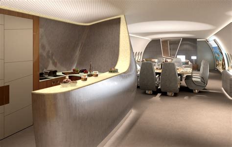 Lufthansa Technik presents interior concept for the A350 VVIP. New cabin is