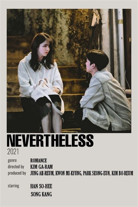 Nevertheless kdrama minimalist poster | Kore draması, Kore dramaları, Minimalist film posterleri