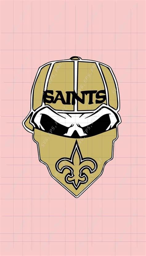 New Orleans Saints Skull SVG, New Orleans Saints svg,skull svg, nfc ...