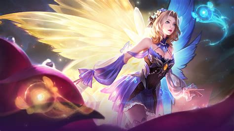 Lunox Butterfly Seraphim Skin HD Mobile Legends Wallpapers | HD Wallpapers | ID #83550