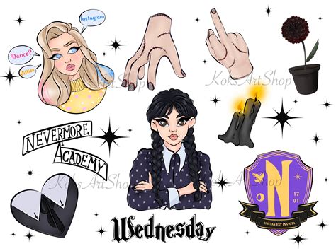 Wednesday PNG Wednesday Clipart Academy PNG Academy - Etsy in 2022 | Witch clipart, Clip art, Witch