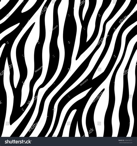 Zebra Stripes Seamless Pattern Stock Vector (Royalty Free) 165419711 ...