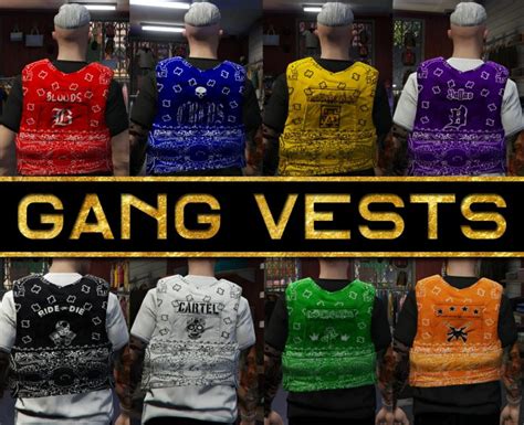 2k Gang Kevlar Vests [MP / FiveM / SP] 1.1 – GTA 5 mod