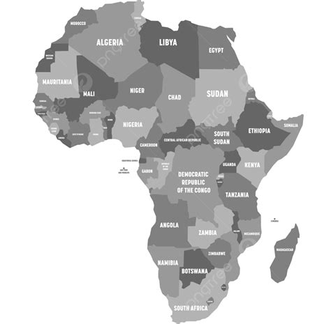 Political Map Of Africa Single Color Outside - vrogue.co