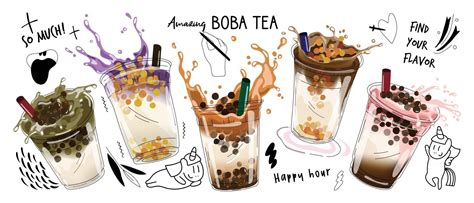 Bubble milk tea Special Promotions design, Boba milk tea, Pearl milk ...