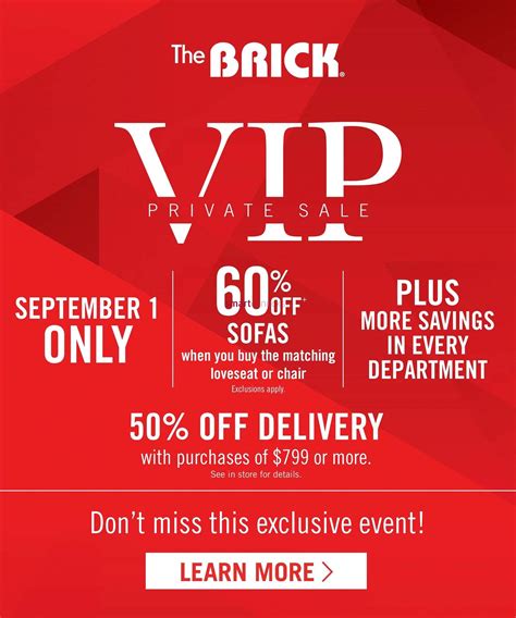 The Brick Flyer September 1 to 5