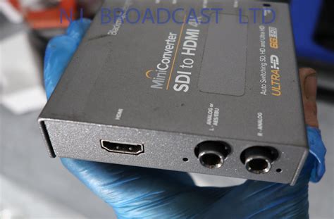 Blackmagic SDI to HDMI 4k converter with audio de embedder also (SDI to 6G Sdi) - N.I Broadcast Ltd