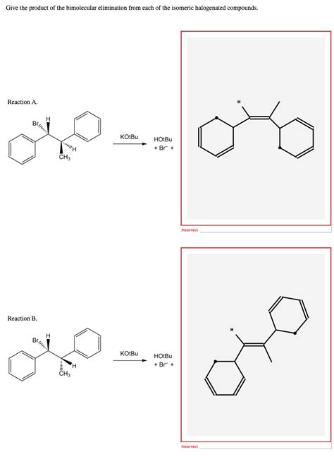 [Solved] . Give the product of the bimolecular elimination from each of... | Course Hero