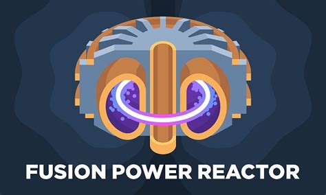 A Colorful Illustrated Model Of A Fusion Power Reactor Stock Illustration - Download Image Now ...