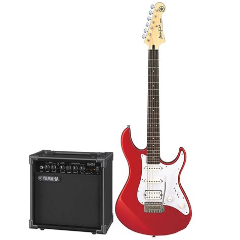 DISC Yamaha Pacifica 012 Electric Guitar Pack, Red at Gear4music