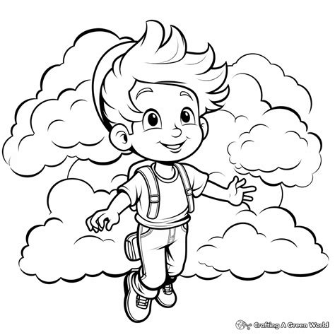 Cloud Coloring Pages - Free & Printable!