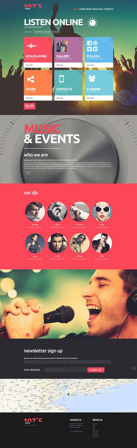 Radio Website Templates Archives - Zemez Joomla