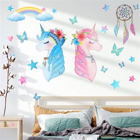 Nội thất phòng ngủ unicorn bedroom decor đầy màu sắc cho cả những cô ...