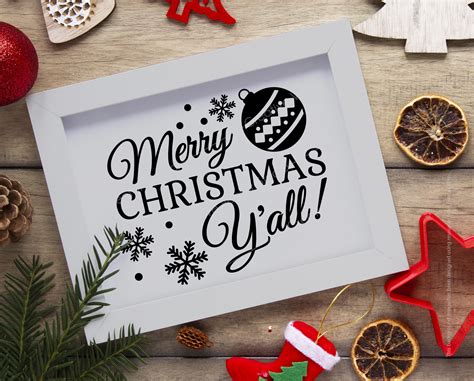 Merry Christmas Y'all SVG | Creative Vector Studio